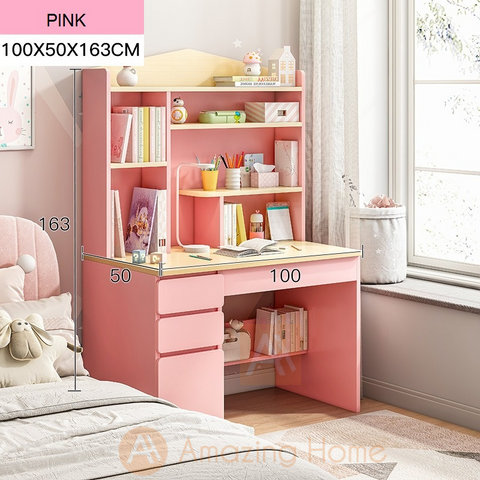 (Stock Clearance) Amazing Home Pink Children Study Table