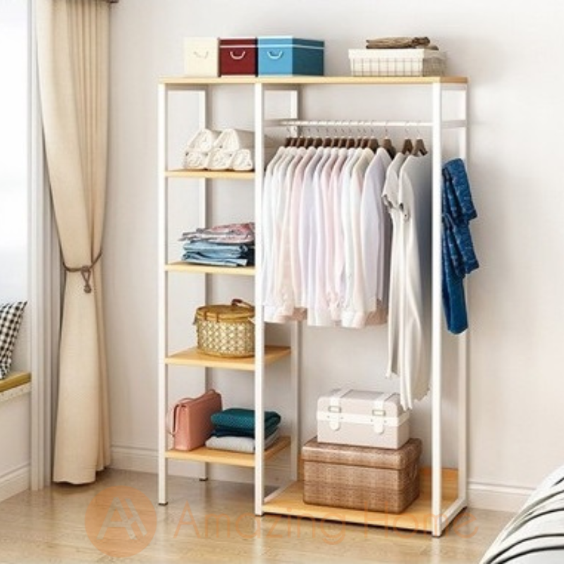 Taya Multipurpose Wardrobe Clothes Storage Rack Medium