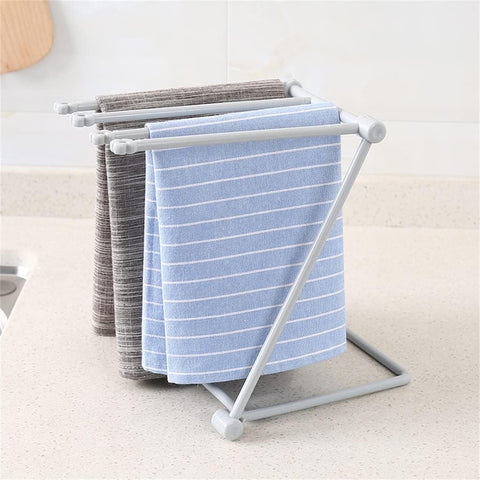 Amazing Home Foldable Kitchen Towel Hanger Storage Rack