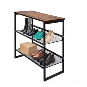 Amazing Home 4 Tier / 3 Tier Simple Freestanding Shoe Rack