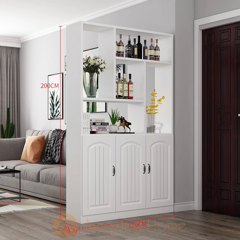 Aksel Entrance Cabinet 3 Door Hall Divider