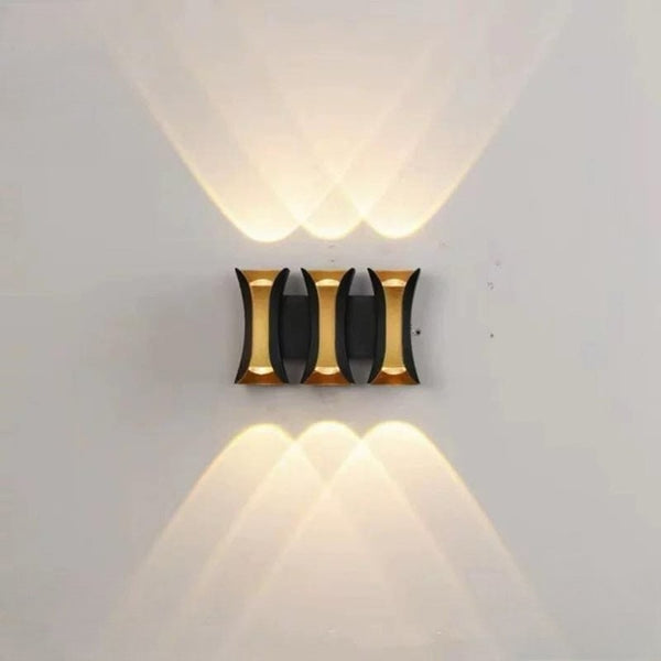 Outdoor Waterproof LED Wall Light | Indoor & Outdoor Modern Curved Wall Lamp