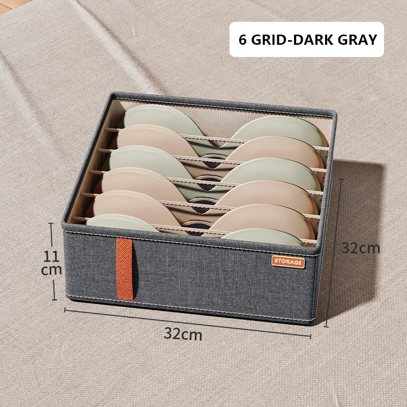 Amazing Home Oxford Fabric Closet Organizer Stackable Storage Box 6/7/20 Slots