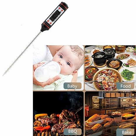 Amazing Home Stainless Steel Pen Thermometer Digital Food Temperature Tester