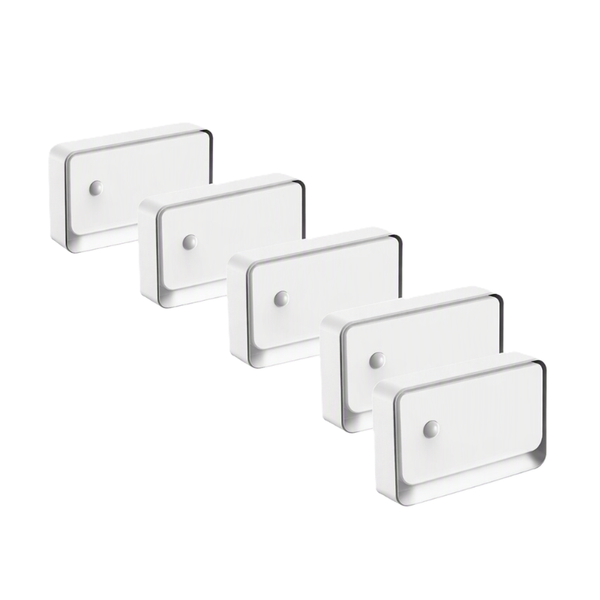 Rechargeable 4000mAh Motion Sensor LED Night Light – Set of 5 | Smart Linkage & Extra Long Battery Life