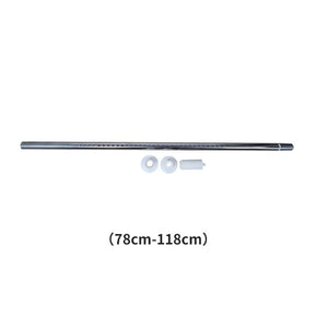 Amazing Home Stainless Steel Adjustable Curtain Rod Telescopic Pole Wall Mounted Cloth Rail