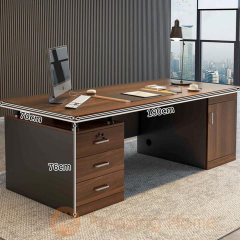 Erika 180cm Executive Desk Home Office Table