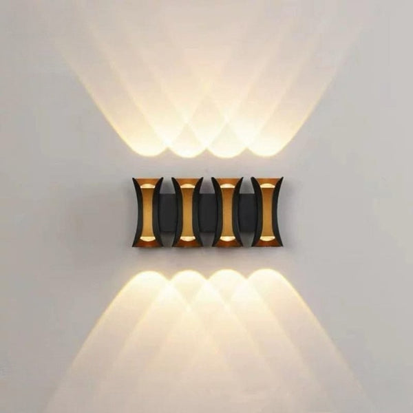 Outdoor Waterproof LED Wall Light | Indoor & Outdoor Modern Curved Wall Lamp