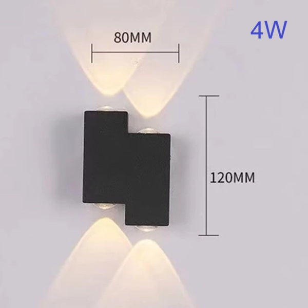 Modern LED Wall Light Up & Down Wall Lamp Step Style