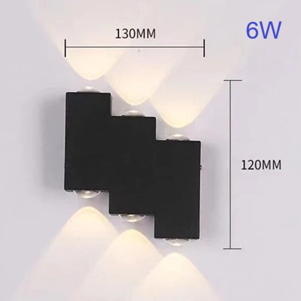 Modern LED Wall Light Up & Down Wall Lamp Step Style