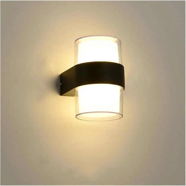 Outdoor Waterproof LED Wall Light | Indoor & Outdoor Modern Round 2 Lights Wall Lamp