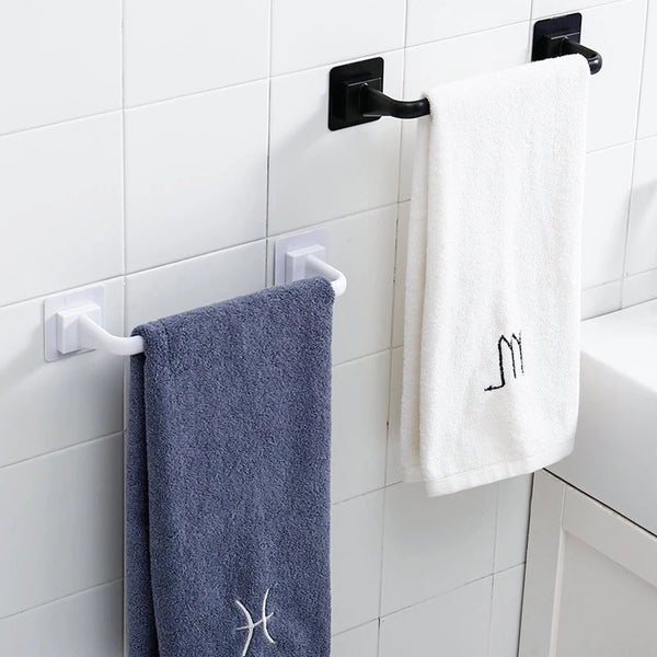 Amazing Home Self Adhesive Towel Rod Bar Wall Towel Holder