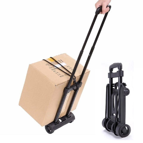 Amazing Home Multifunctional Lightweight Foldable Trolley Shopping Cart Luggage Carrier