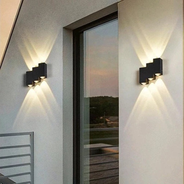 Modern LED wall light IP65 waterproof warm white decorative wall lamp