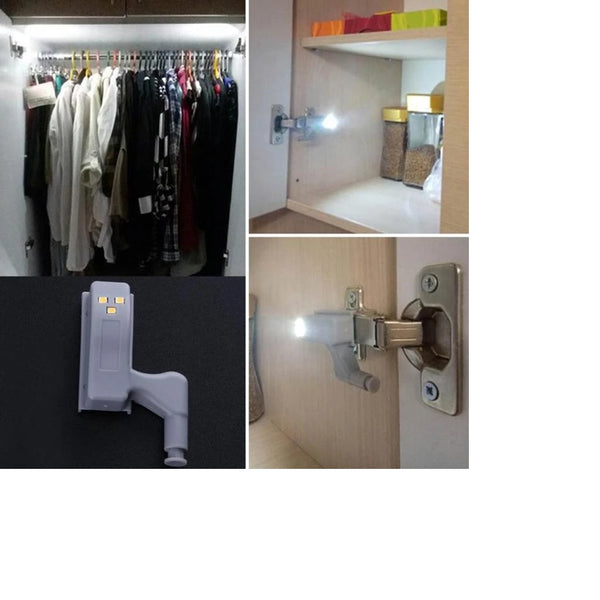Universal Auto Sensor LED Light Hinge Cabinet Cupboard Door Lamp