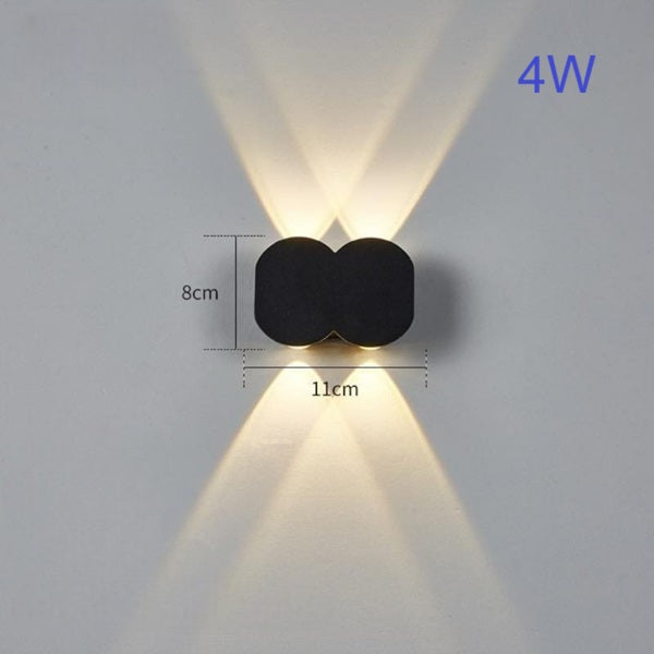 Modern LED Wall Light Up & Down Wall Lamp Round Style