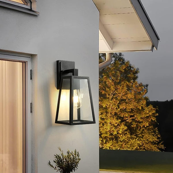 Vintage outdoor waterproof IP65 wall light retro black wall lamp industrial design