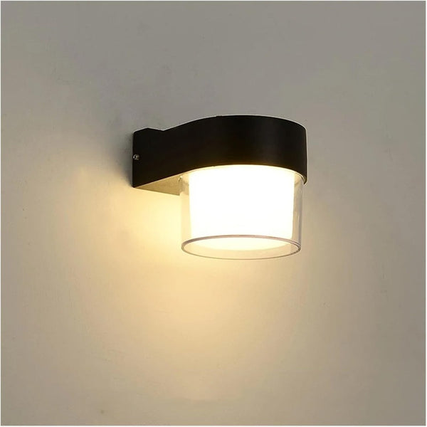 Outdoor Waterproof LED Wall Light | Indoor & Outdoor Modern Round 1 Light Wall Lamp