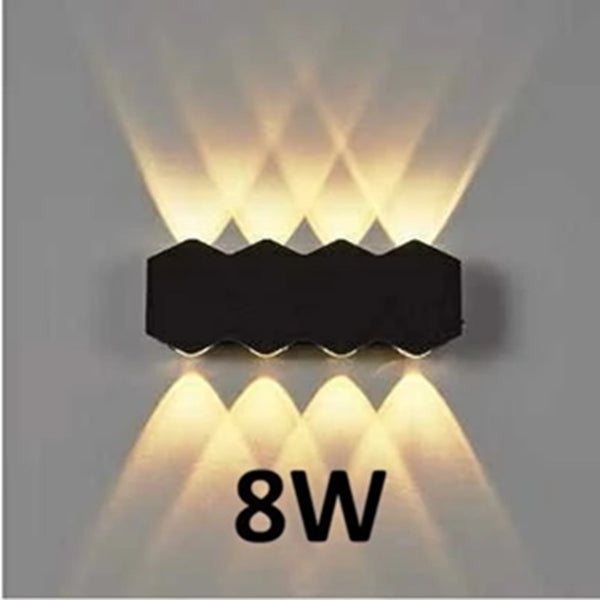 Hexagon LED Wall Light | Modern Outdoor Wall Lamp
