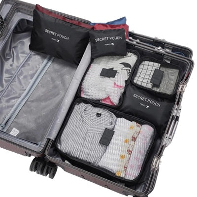 Amazing Home 6pcs Set Travel Organiser Bag Pouch