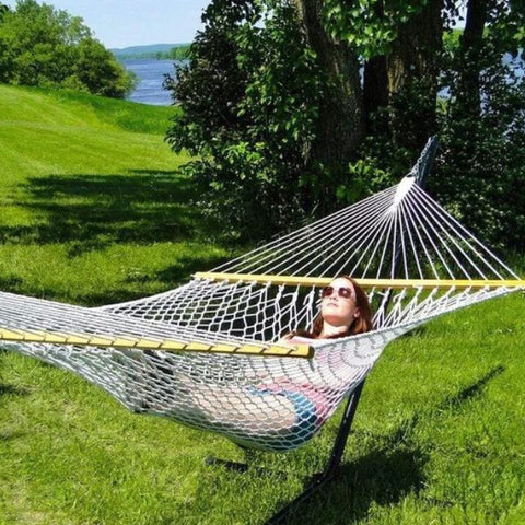 Amazing Home Cotton Rope Hammock