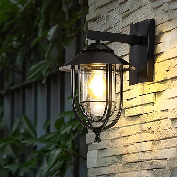 Vintage Outdoor Waterproof Wall Light Retro American Style Wall Lamp