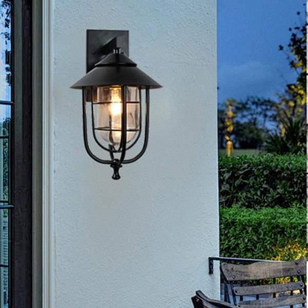 Vintage Outdoor Waterproof Wall Light Retro American Style Wall Lamp