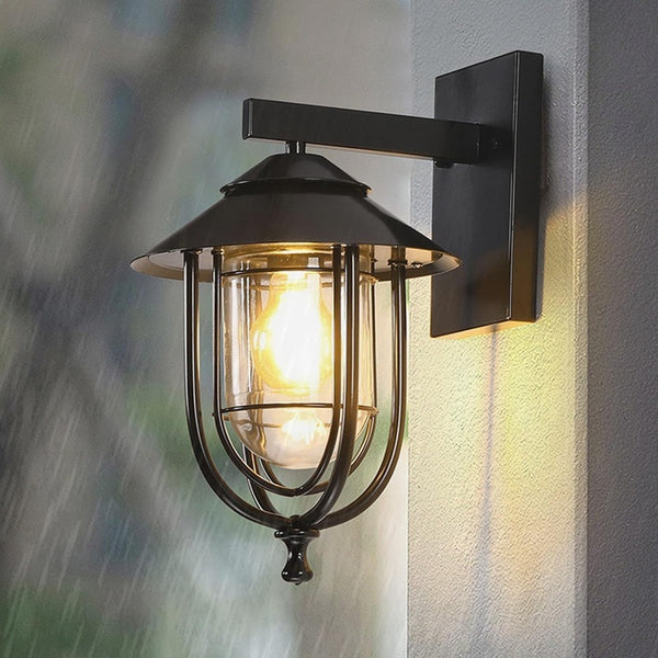 Vintage Outdoor Waterproof Wall Light Retro American Style Wall Lamp