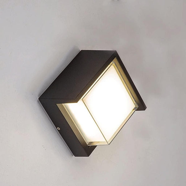 Outdoor Waterproof LED Wall Light | Modern Diamond Wall Lamp