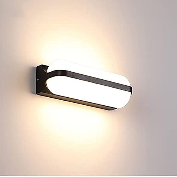 Outdoor Waterproof LED Wall Light | Modern Rounded Bar Wall Lamp