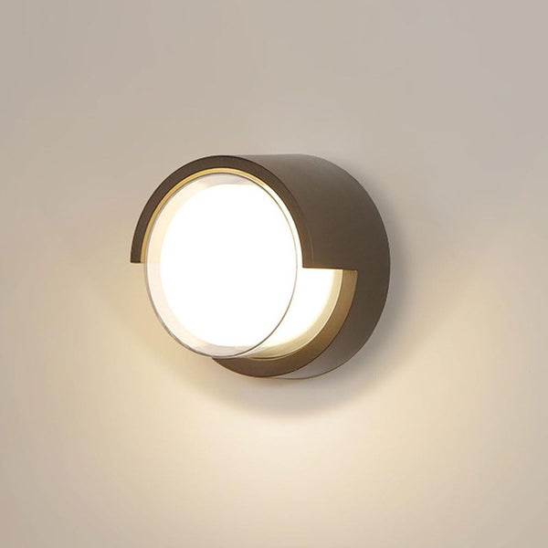 Outdoor Waterproof LED Wall Light | Modern Round Wall Lamp