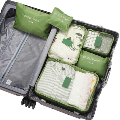 Amazing Home 6pcs Set Travel Organiser Bag Pouch