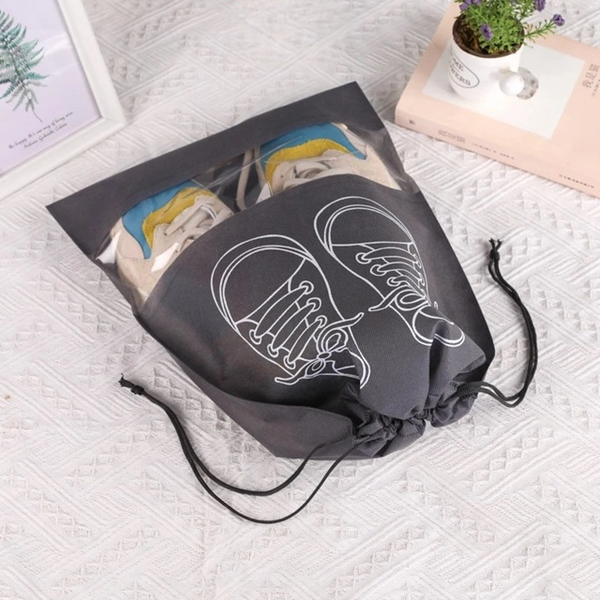 Amazing Home Non-Woven Drawstring Shoes Bag