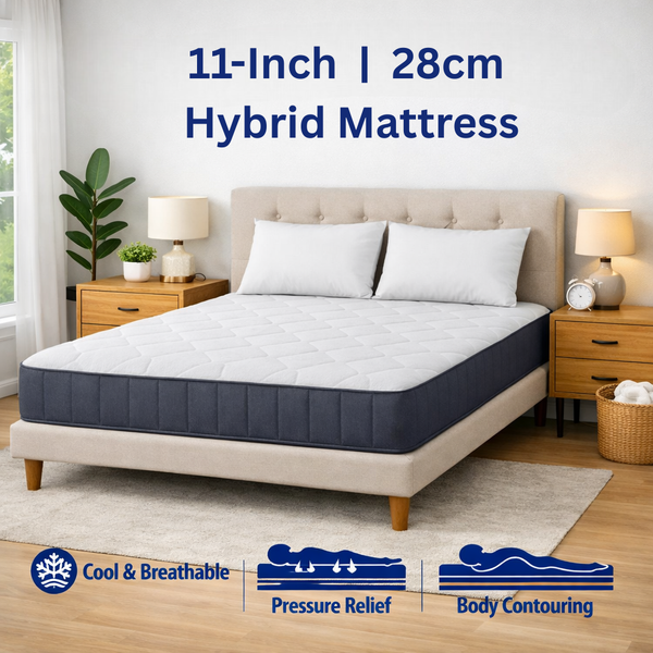 Hybrid Mattress | Individual Pocket Spring & Memory Foam | Mattress in a Box