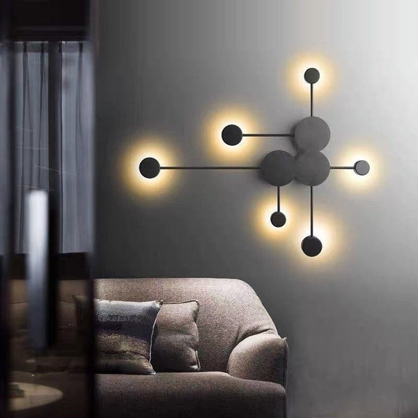 Modern Nordic left facing LED wall light decorative wall lamp
