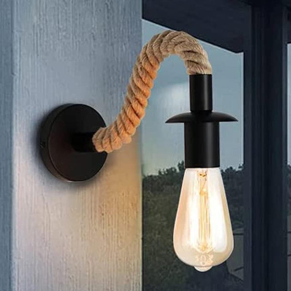 Modern Nordic Rope Wall Light | Decorative Wall Lamp with Two-Way Design