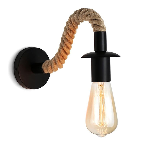 Modern Nordic Rope Wall Light | Decorative Wall Lamp with Two-Way Design