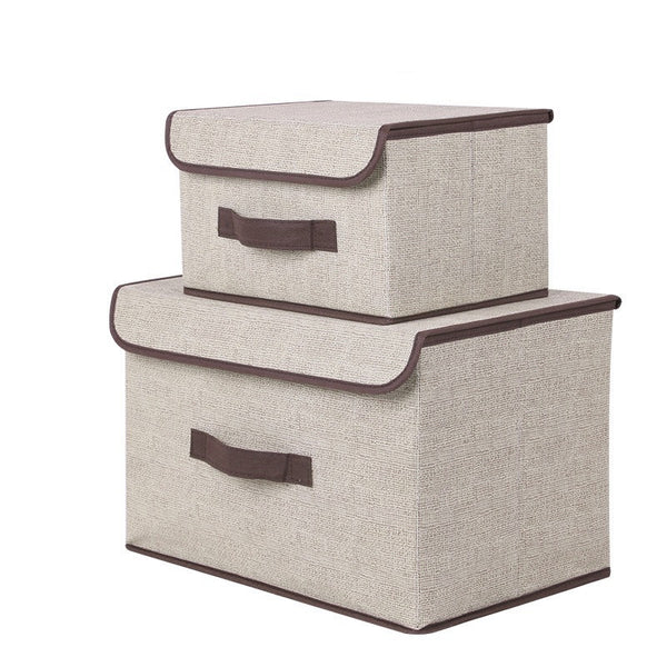 Amazing Home 2 in 1 Foldable Storage Box Organizer