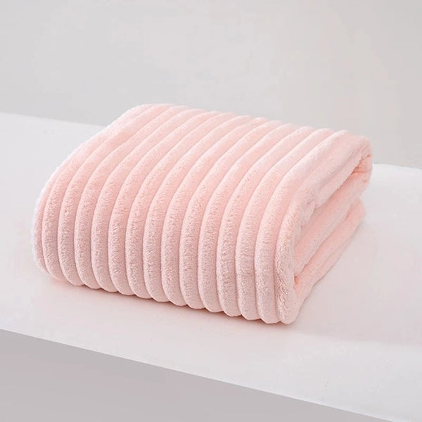 Amazing Home Coral Velvet Bath Towel 140cm x 70cm