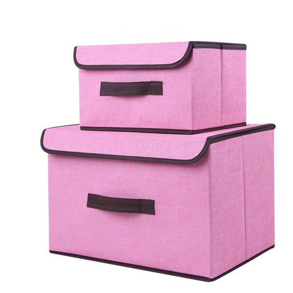 Amazing Home 2 in 1 Foldable Storage Box Organizer