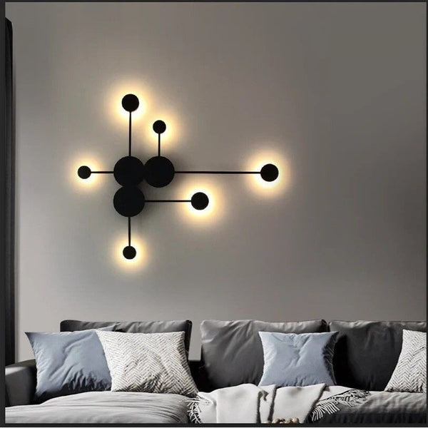 Modern Nordic right facing LED wall light decorative wall lamp