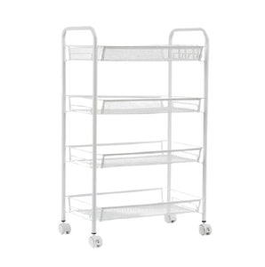 Amazing Home 4 Tier Multipurpose Storage Rack Trolley Shelving Unit