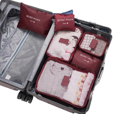 Amazing Home 6pcs Set Travel Organiser Bag Pouch