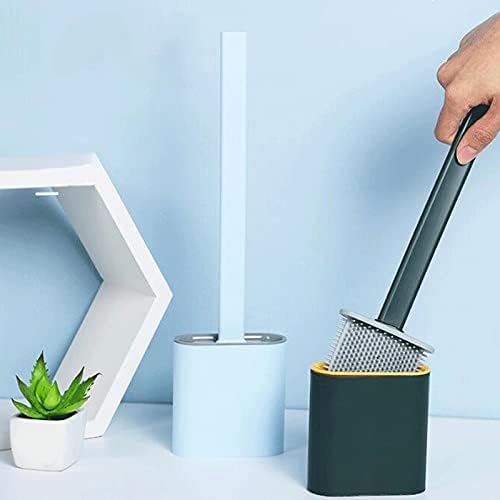 Amazing Home Wall Mounted Silicone Toilet Brush Holder Set