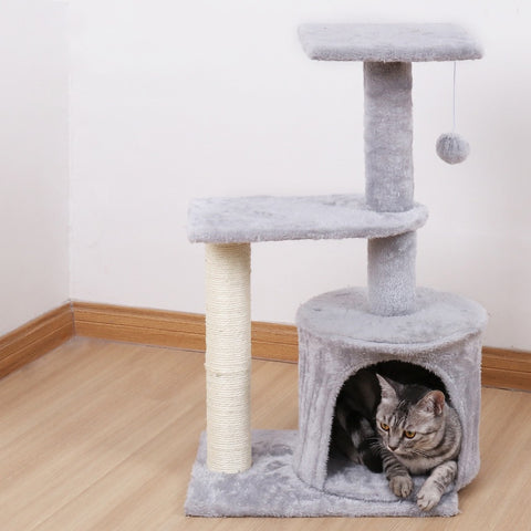 Amazing home Cat Climbing Scratcher Sisal Funny Interactive Toy