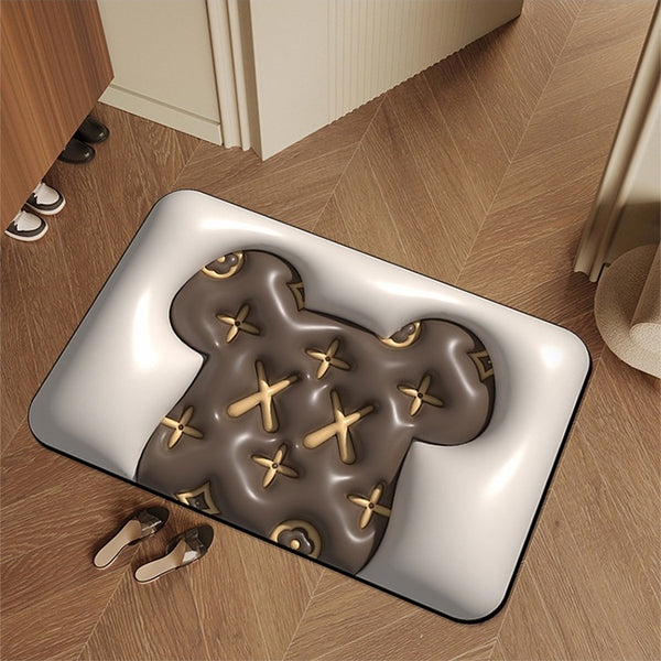 Amazing Home Anti-Slip Floor Mat for Bathroom Bedroom Kitchen