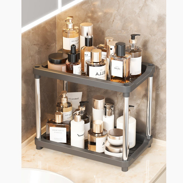 Amazing Home Multi-Layer Storage Rack Standing Storage Shelf Organizer Rack Shelving Unit for Living Room Bathroom Kitchen