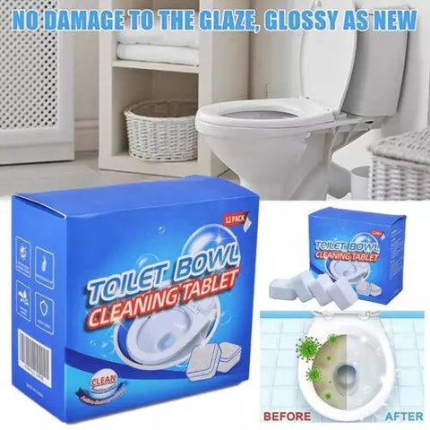 Amazing Home 12 Pcs Toilet Bowl Cleaner Effervescent Tablet