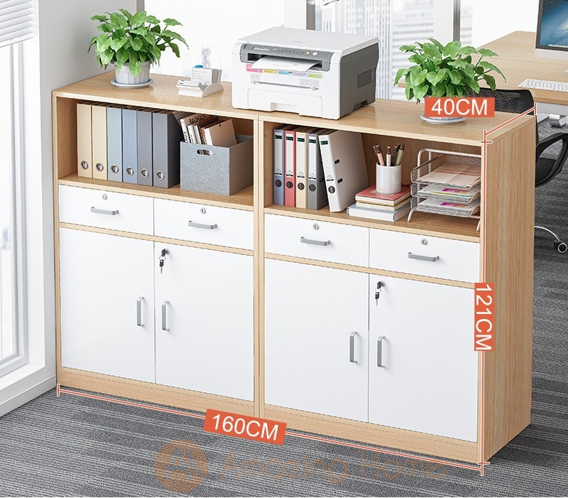 Frans 160cm Office File Cabinet Shelf Storage