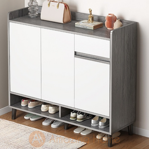 Keanu 100cm Shoe Cabinet 3 Door 1 Drawer